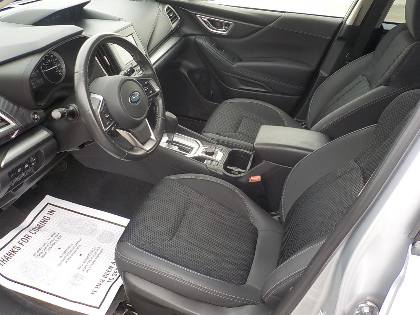 2021 Silver /Black Subaru Forester (JF2SKAJC4MH) , Automatic transmission, located at 1617 W Church Street, Livingston, TX, 77351, (936) 327-3600, 30.710995, -94.951157 - This vehicle is just BEGGIING to be taken to the mountains this summer!! Come check it out for yourself! - Photo#8